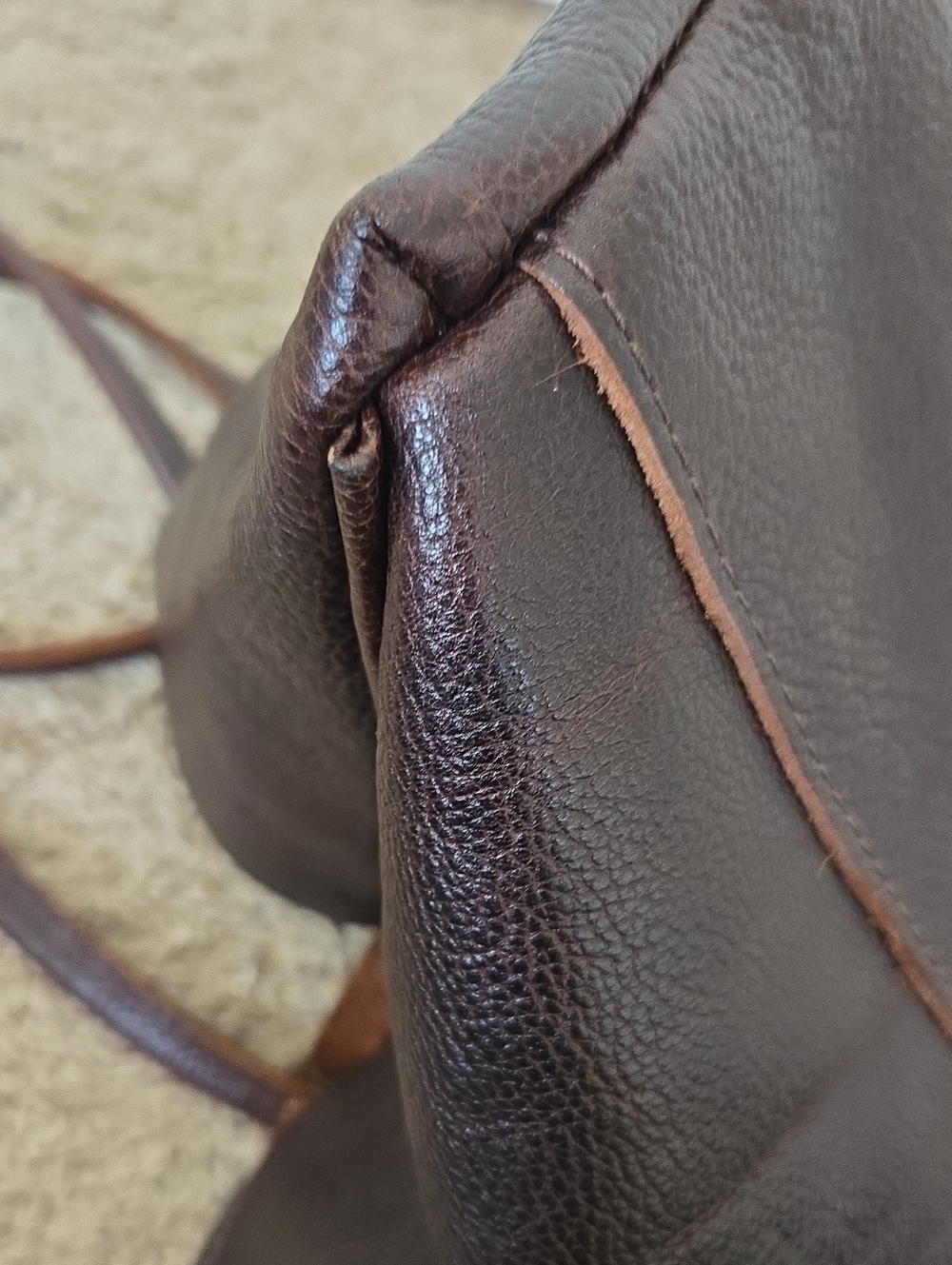 Portland Leather Medium Verona-Coldbrew - Picture 8 of 16